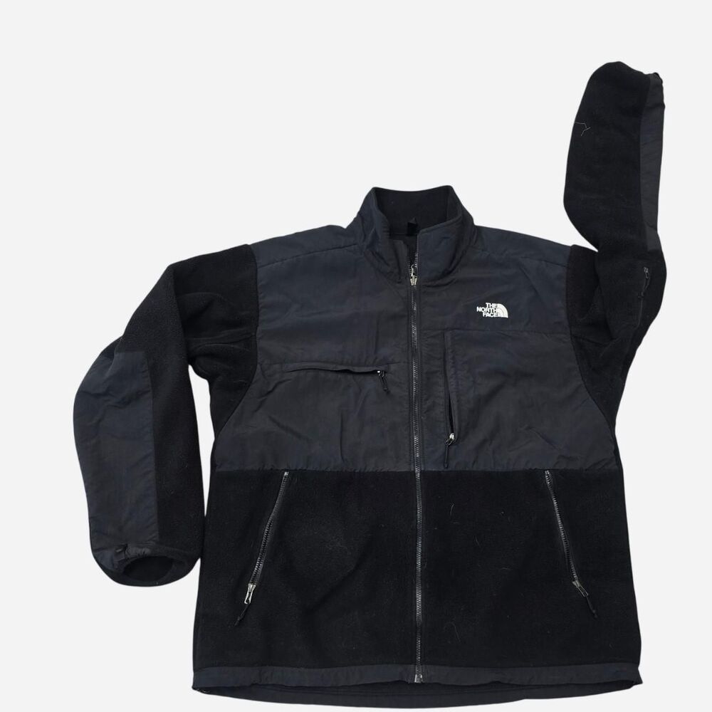 The North Face Men's size XXL black fleece jacket